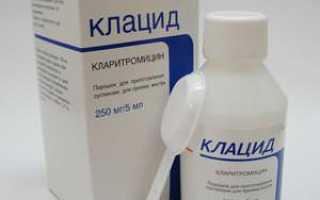 Клацид — качественный антибиотик для лечения взрослых и детей