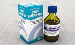 Для чего обычно применяют камфорный спирт?