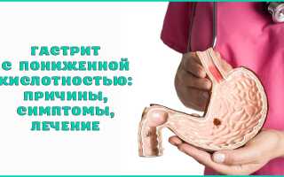 Какие медикаменты используются при лечении гастрита с пониженной кислотностью?