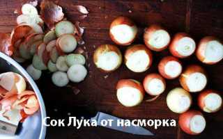 Сок лука от насморка рецепты, как использовать детям и взрослым