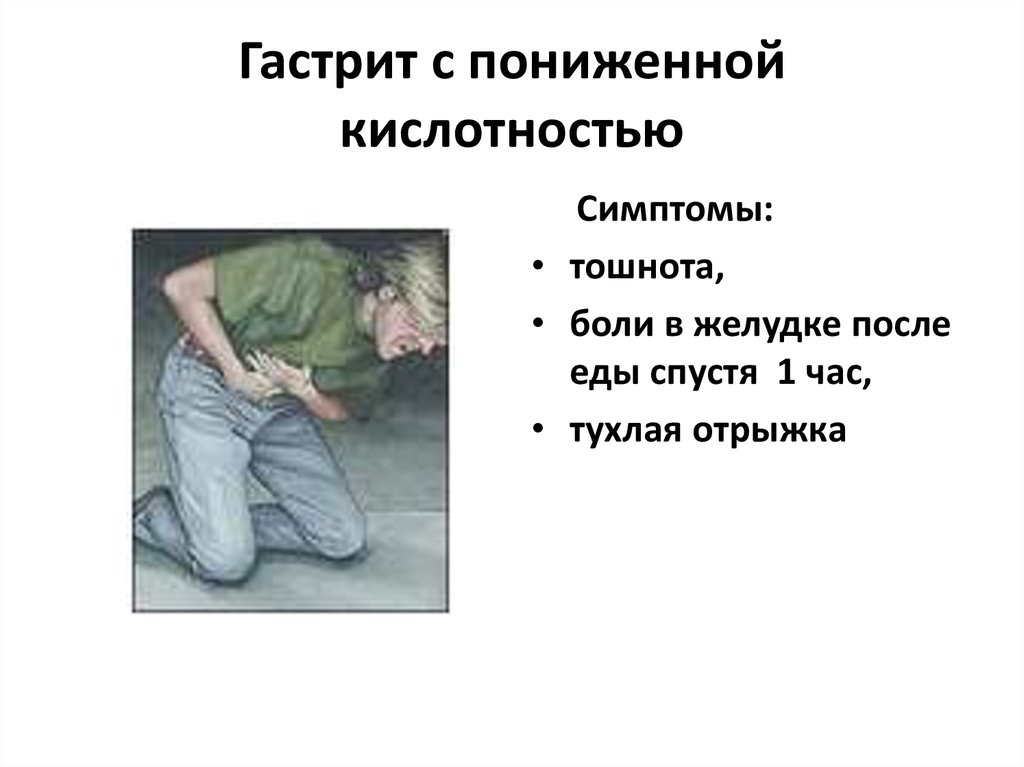 чем лечить гастрит с пониженной кислотностью