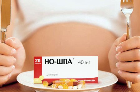 Ношпа у беременной