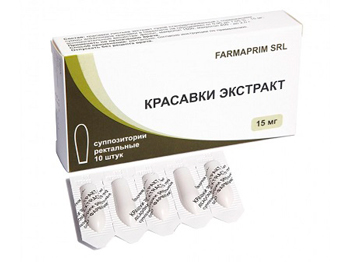 Свечи с экстрактом красавки