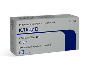 Описание препарата клацид