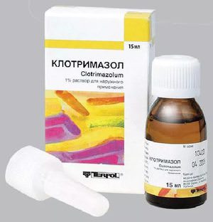 Как капать капли клотримазол