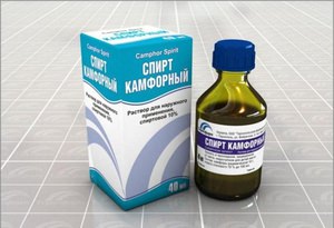 Как применяется камфорный спирт