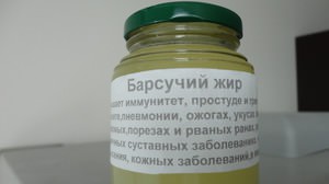 Показания к применению барсучьего жира