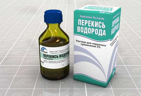 перекись водорода при отите